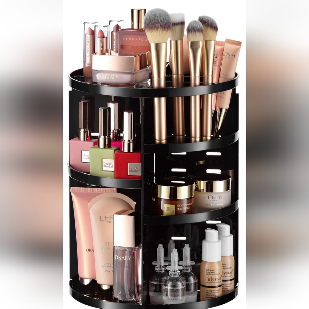 NWT 360 Spinning Makeup Organizer